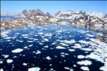 Helicopter View over Greenland